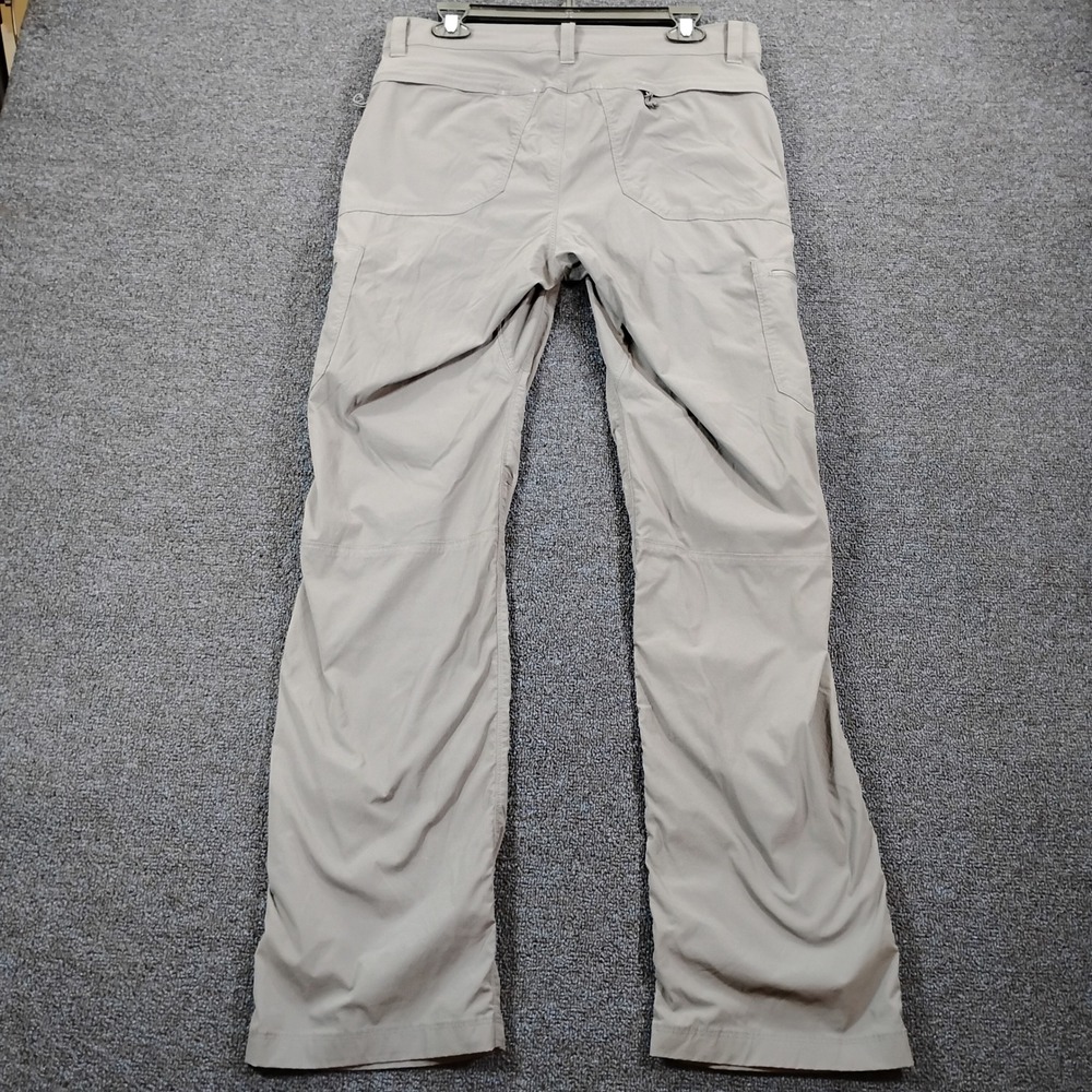LL Bean Cresta Hiking Pants Mens 32x34 Gray Nylon Spandex Outdoor Cargo Trousers - Picture 2 of 10